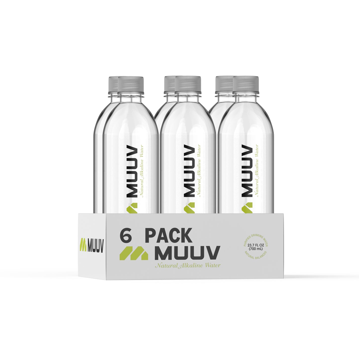 Muuv Water; Alkaline Bottled Water; 23.7 Fl Oz