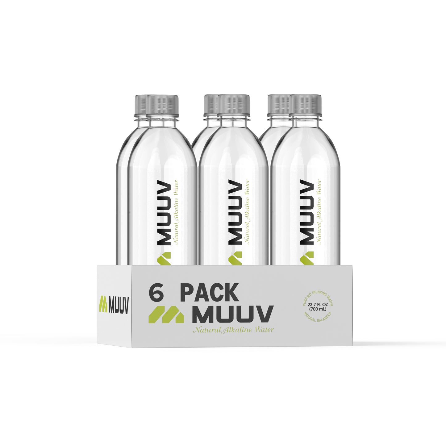 Muuv Water; Alkaline Bottled Water;  23.7 Fl Oz