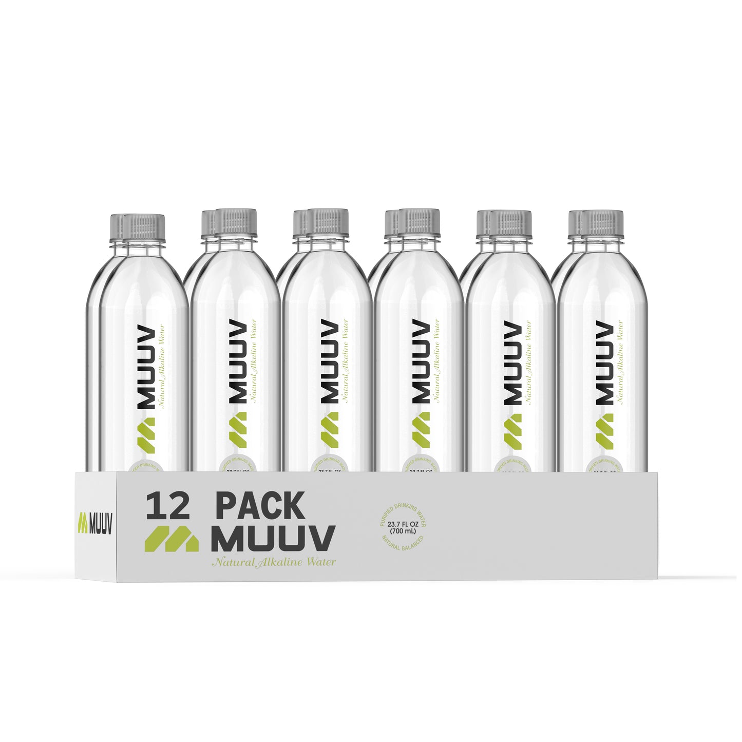 Muuv Water; Alkaline Bottled Water;  23.7 Fl Oz